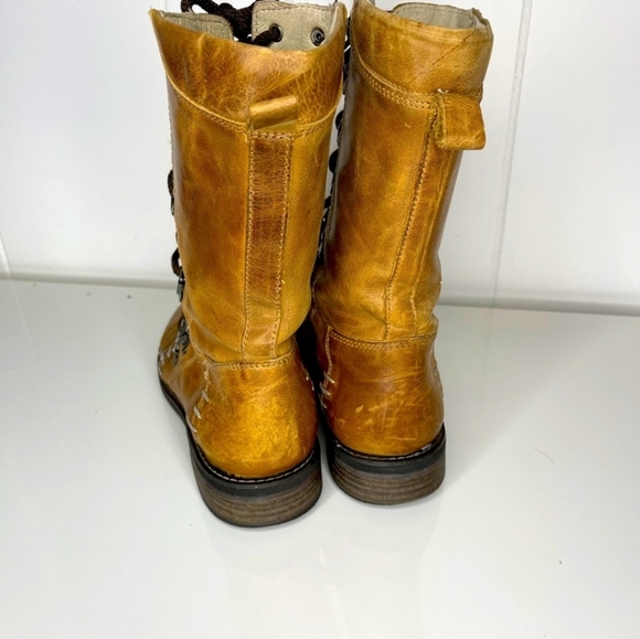 BED STU x Free People WILDER FIELD combat lace up vtg insp grunge RARE HTF - Picture 6 of 8